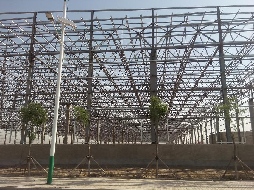 海城汽车工业厂房网架