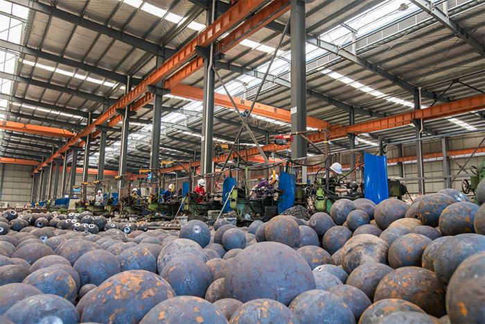 海城网架配件车间